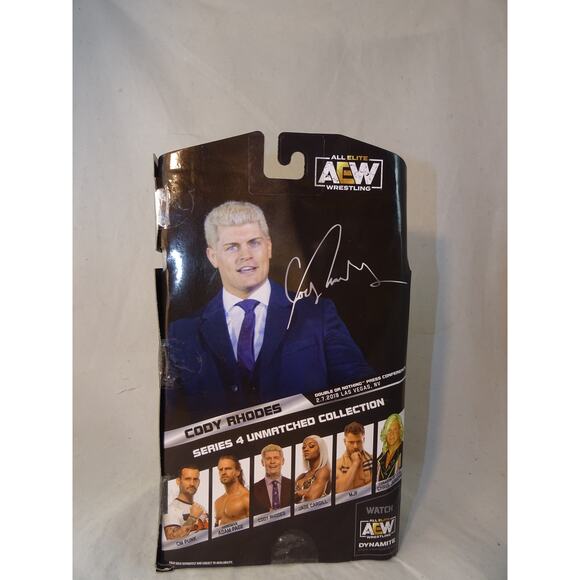 AEW Unmatched S4 Cody Rhodes Suit Action Figure #27 NIB Sealed - Picture 4 of 10